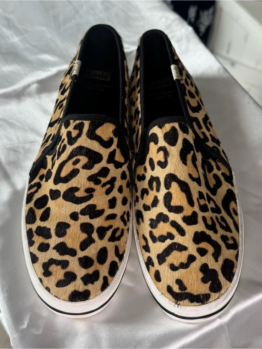 Keds x Kate Spade NY Women’s Size 9 Leopard Cheetah Print Slip On Sneakers